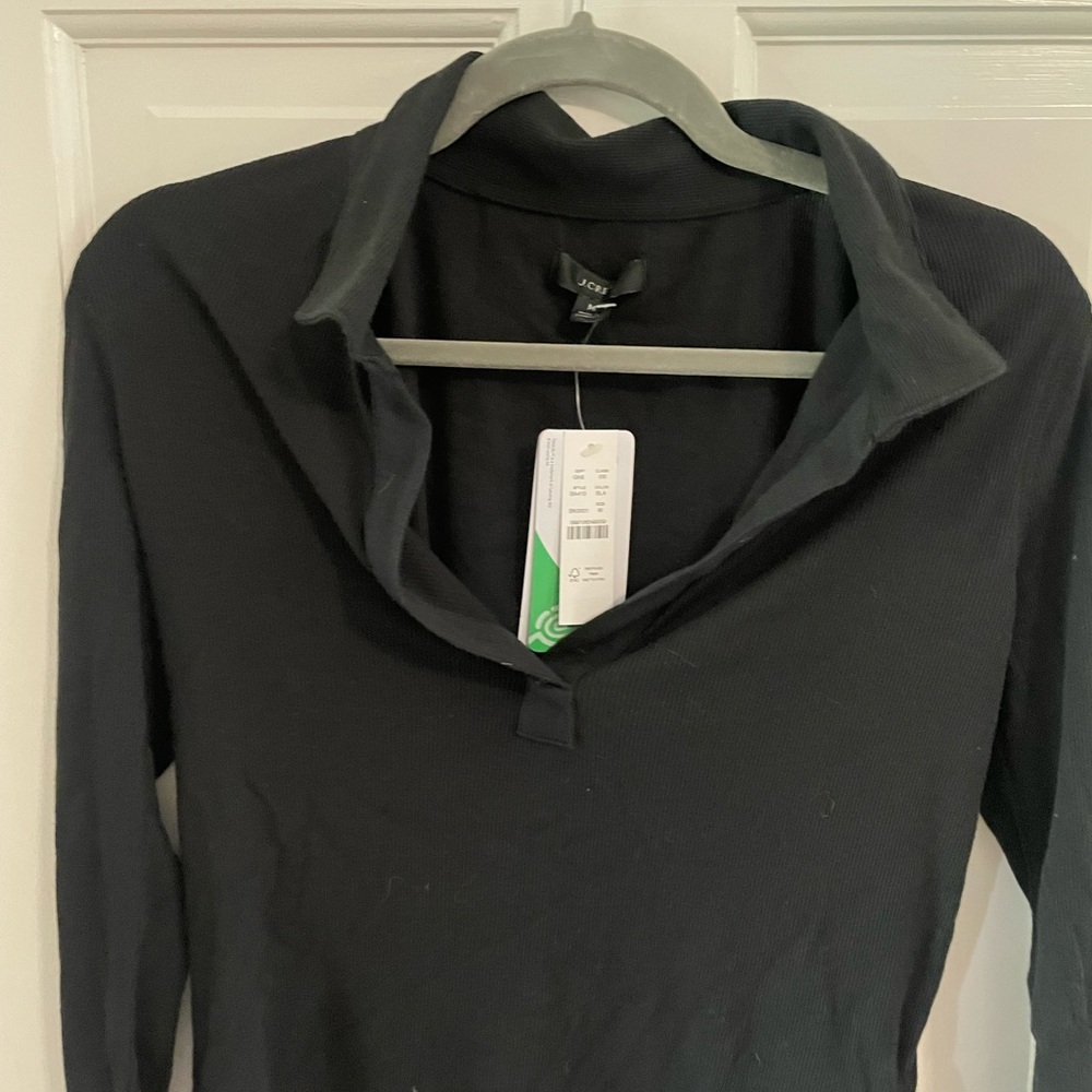 J. Crew Black Long Sleeve Tee